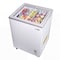 Koolmore 22 in. Commercial Flat Top Ice Cream Display Freezer, 3.7 Cu. Ft. in White KM-ICD-37C - alternate 1