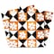 Homeroots 4" x 4" Mini Snowflakes and Squares Peel and Stick Removable Tiles 400499 - alternate 3