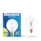 Bulbrite 25W Dimmable Clear Globe G16.5 Candelabra E12 Incandescent Bulb, 40PK 861286 - alternate 4