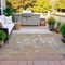 Homeroots 5' X 8' Taupe And Silver Abstract Washable Indoor Outdoor Area Rug 632102 - alternate 7