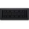 Sierra Grates 2 in. H X 12 in. W Powder Coat Steel, Textured Black Floor Register MTR212-BLK - alternate 1