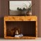 Bali & Pari Netra Modern and Contemporary Natural Real Burl Wood Console Table 253-13975-ZORO - alternate 8