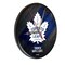 Holland Bar Stool Co Toronto Maple Leafs 13" Solid Wood Clock WClkPBlkTorMpl - alternate 1