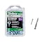 Teks #10 x 1 in Metal-to-Metal Screws, Low Profile, Drill Point, Star Drive, w/ T-20 Bit, Zinc, 140PK 21307 - alternate 1