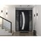 Vdomdoors Steel Door Deux 6500 Black 2 Sidelight Exterior Windows Stainless Inserts Single Modern Painted-W16 DEUX6500EXD-BLK-W16+36+16 x H80-Left-hand Inswing - alternate 5