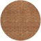 Homeroots 8' Orange And Ivory Round Geometric Washable Indoor Outdoor Area Rug 613574 - alternate 6