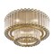 Euf Glasbury, Flush Mount, 9-Light, 24", Gold, Ribbed Glass 49169-010 - alternate 6