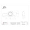 Tritan Pillow Block Bearing, Cast Iron, Set Screw Locking, Ball Insert, 2-3/16 in Dia, Alloy Steel UCP211-35 - alternate 2