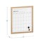 Martha Stewart Everette 18in. x 18in. Magnetic Monthly Calendar Dry Erase Board, w/Dry Erase Marker and 2 Mgnts BR-PM-MWP-4545-LN-MS - alternate 9