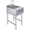 Amgood 22.5 in. x 24 in Stainless Steel Four-Tier Liquor Display Rack SINK UBS-2218-Z - alternate 1