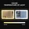 Fab Glass And Mirror Bathroom Vanity LED Mirror for Wall with Anti Fog, Dimmable Touch Button, Adjustable Color Temp HC30X40 - alternate 8