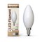 Bulbrite LED Filament, 5 Watt Dimmable B11 Light Bulb, Milky Glass Finish, E12 Base, 5000K, 500 Lumens, 4PK 862078 - alternate 12