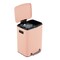 Happimess Marco Rectangular 10.6-Gallon Double Bucket Trash Can with Soft-Close Lid, Flamingo Pink HPM1005G - alternate 8