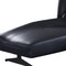 Homeroots Dark Gray Top Grain Leather L Shaped Two Piece Sofa and Chaise Sectional 524203 - alternate 5