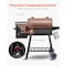 Vevor Wood Pellet Grill Smoker Outdoor Electric BBQ Grills 575 Sq.in Cook Area VA-575 - alternate 6