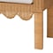 Bali & Pari Reiko Scalloped Natural Rattan Accent Bench 259-14133-ZORO - alternate 8