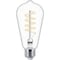 Signify 60W Equivalent Daylight ST19 Medium Dimmable Vintage LED Decorative Light Bulb 565812 - alternate 4
