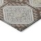 Homeroots 3' X 5' Chocolate And Beige Floral Washable Indoor Outdoor Area Rug 610745 - alternate 6