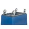R&B Wire Products CubeTrucks, 441/2in, 321/4in, Blue, 575lb 4618B-2+2 - alternate 3