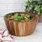 Megachef 2 Piece 8.5 Inch Acacia Wood Salad Bowl Set 750122184M - alternate 5