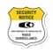 Signmission Security Notice Shield Sign This Propert, 18 Inch X 18 Inch, Plastic Sign SHI-P-18-461 - alternate 1
