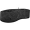 Adesso SLIM MULTIMEDIA USB ERGONOMIC DESKTOP KEYBOARD, WITH LOW PROFILE CHICLET AKB-160UB - alternate 1