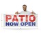 Signmission Patio Now Open, 36 Inch x 96 Inch, Vinyl Banner B-96-30780 - alternate 5