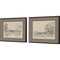 Homeroots Set Of Two Sepia Scenes II Black Framed Print Wall Art, 2PK 525774 - alternate 3
