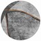 Homeroots 8' Gray Chocolate And Silver Round Abstract Washable Indoor Outdoor Area Rug 582256 - alternate 8