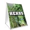 Signmission Herbs, 24 Inch x 18 Inch A-frame Yard Sign, Plastic Sign SBC-1824-Herbs - alternate 1
