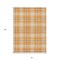 Homeroots 3' X 5' Orange Blue And Ivory Plaid Washable Indoor Outdoor Area Rug 597123 - alternate 7