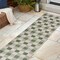 Jonathan Y Darcy Traditional Geometric Bold Gingham Green/Cream 2 ft. x 8 ft. Indoor/Outdoor Runner Rug TSN201E-28 - alternate 8