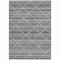 Homeroots 5' X 8' Gray And Silver Geometric Washable Indoor Outdoor Area Rug 610710 - alternate 7