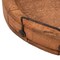 Homeroots 15in Natural Solid Wood Handmade Round Serving Tray With Handles 724230 - alternate 5