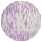 Homeroots 8' Lavender And Ivory Round Abstract Washable Indoor Outdoor Area Rug 612679 - alternate 6