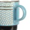 Mr. Coffee Primevalley 4 Piece 14 Ounce Stackable Assorted Wax Relief Triangle Design Mug Set 136957.04R - alternate 5