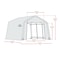 Shelterlogic AutoShelter 10 x 15 x 8 ft Sandstone 62681 - alternate 13