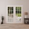 Vdomdoors Front Exterior Prehung Metal-Plastic Double Doors Clear Glass / MANUX 8355 White Silk / Office Comm MANUX8355DEXD-WS-W72xH80-RH-I - alternate 4