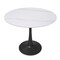 Leisuremod Bristol Modern Round Dining Table - MDF Wood Top with Powder Coated Steel Base BTBL-31WS - alternate 1