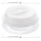 Smarty Had A Party 9" Solid White Disposable Plastic Buffet Plates with Clear Dome Lids, 1000PK 119CS-CASE - alternate 8