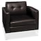 Office Star Collection: Wall Street Arm Chair, Espresso Seat, Espresso Back, 30 1/2" W 28" L 31" H, Fixed WST51A-E34 - alternate 1