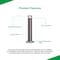 Beyond Led Technology ARCHITECTURAL LED BOLLARD, Adj Watt 14/19/24, 2880 LM, Adj CCT 3000K/4000K/5000K, 39.2", Type V 157258 - alternate 13