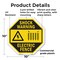 Signmission Shock Warning Electric Fence, 10 Inch X 10 Inch, Plastic Sign OC-P-10-51 - alternate 6