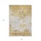 Homeroots 5' X 8' Gold Brown And Beige Abstract Washable Indoor Outdoor Area Rug 599491 - alternate 7