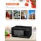 Commercial Chef 1.1 Cu Ft Microwave Oven with 10 Power Levels, Black CHCM11100B - alternate 7
