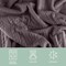 Lavish Home Cable Knit Throw Blanket for Couch, Sofa, or Bed Soft & Cozy Blanket Throws with Cable Knit Pattern 66-THROW60-C - alternate 6