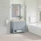 James Martin Vanities Breckenridge 36" Single Vanity, Serenity Blue, w/ 3 CM Siberian Silestone Top 330-V36-SRB-3SFR - alternate 9