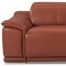 Homeroots 86" Camel Italian Leather USB Reclining Sofa With Silver Legs 476523 - alternate 8