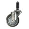 Service Caster 4'' Thermoplastic Rubber Wheel Swivel 1'' Expanding Stem Caster SCC-EX20S414-TPRB-1 - alternate 1