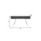 Homeroots 63" Gray and Silver Writing Desk With Three Drawers 482422 - alternate 6